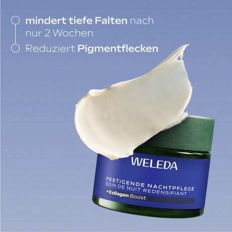 WELEDA Festigende Nachtpflege, 40 ml, Укрепляющий ночной крем с синей горечавкой и эдельвейсом, 40 мл