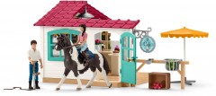 SCHLEICH Horse Club Spielset Reiter Café, Шляйх Набор Райдер Кафе из серии Horse Club