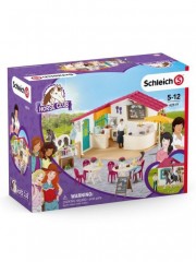 SCHLEICH Horse Club Spielset Reiter Café, Шляйх Набор Райдер Кафе из серии Horse Club