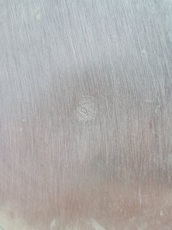 Немецкая пивная кружка винтажная BMF с ярким декором, с крышкой, фарфор / олово, 0.5 л, 19 см, Германия, 1960-70гг.