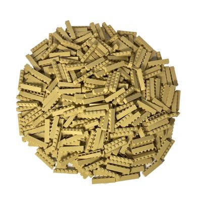 LEGO LEGO 1x6 Steine Beige - 100 Stuck - Tan bricks 3009 LEGO 1x6 кирпичи бежевого цвета — 100 штук — коричневые кирпичи 3009