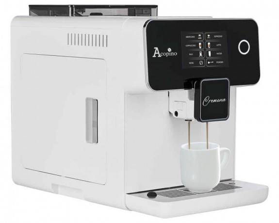 Acopino Acopino Kaffeevollautomat Acopino Cremona Kaffeevollautomat mit Milchsystem One Touch, One Touch Bedienung, grosses 5-Zoll LCD-Display, leichte Reinigung Schwarz Полностью автоматическая кофемашина Acopino Полностью автоматическая кофемашина Acopi