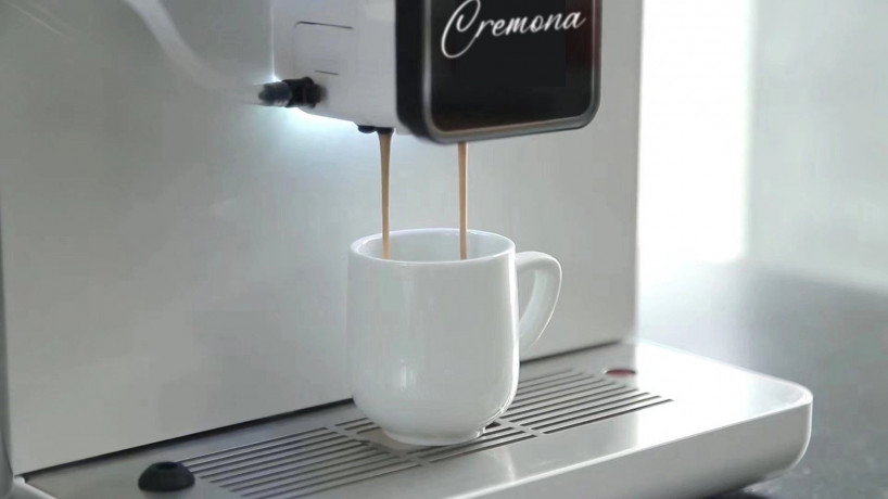 Acopino Acopino Kaffeevollautomat Acopino Cremona Kaffeevollautomat mit Milchsystem One Touch, One Touch Bedienung, grosses 5-Zoll LCD-Display, leichte Reinigung Schwarz Полностью автоматическая кофемашина Acopino Полностью автоматическая кофемашина Acopi