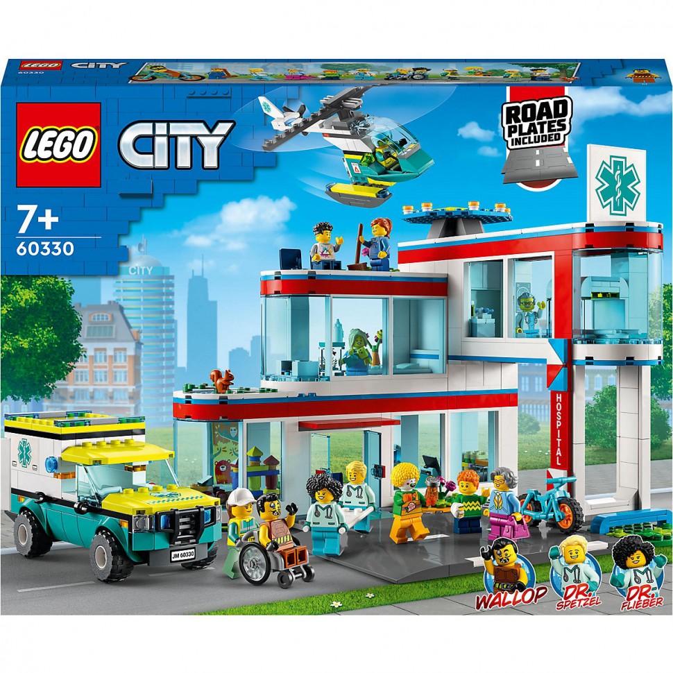 Купить LEGO City 60330 Krankenhaus ЛЕГО Больница в интернет-магазине  Diskontshop.eu Германия всего за 16 299 руб. в