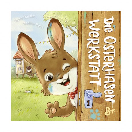 Boje Verlag Die Osterhasenwerkstatt (Pappbilderbuch) Мастерская пасхального кролика (картонная книжка с картинками)