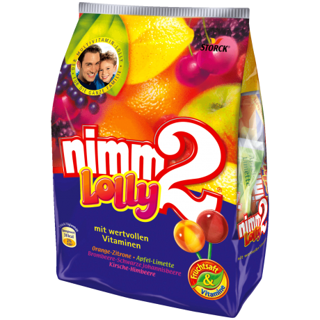 nimm2 Lolly Леденцы с витаминами 120г