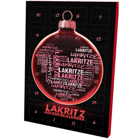Lakritz Adventskalender, Lakritz большой адвент-календарь 2026 с 24 разными видами лакрицы и салмиака, 240 г