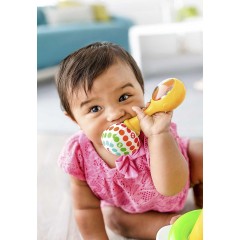 Mattel Fisher-Price Babys Rumba-Rasseln mit Stoff Детские погремушки румба в одежде Fisher-Price