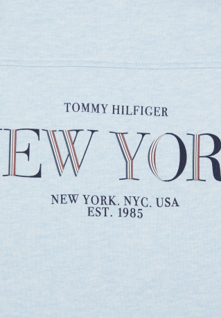 Tommy Hilfiger NYC ROUNDALL HOODIE Sweatshirt breezy blue heather NYC ROUNDALL HOODIE Толстовка свежий голубой вереск
