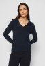 Tommy Hilfiger HERITAGE V NECK Jumper midnight HERITAGE V-NECK Джемперы полночь
