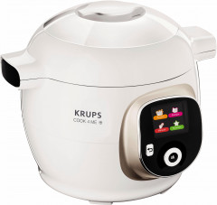 Krups Krups Multikocher CZ7101 Cook4Me +, 1600 W, 6 l Schussel, 6L Kapazitat, digitale Rezepte, Schnellkochtopf, Dampfgaren, Anbraten  Мультиварка Krups CZ7101 Cook4Me+, 1600 Вт, чаша 6 л, емкость 6 л, цифровые рецепты, скороварка, приготовление на пару, 