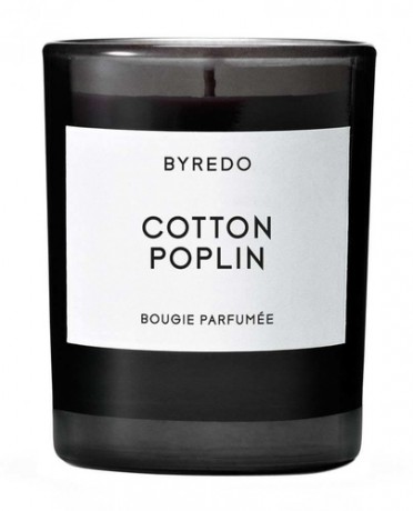 Byredo Cotton Poplin Candle, Комнатная свеча 70 г