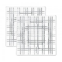 Nachtmann Nachtmann Square Platte quadratisch Glas Set 2-tlg. 21x21x1,8 cm Nachtmann Square тарелка квадратная стеклянная, набор из 2-х предметов. 21x21x1,8 см
