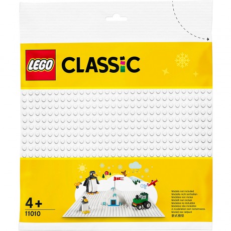 LEGO LEGO Classics 11010 Weisse Bauplatte LEGO Classics 11010 Белая строительная пластина