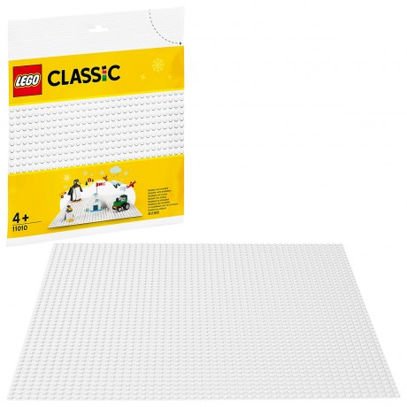 LEGO LEGO Classics 11010 Weisse Bauplatte LEGO Classics 11010 Белая строительная пластина