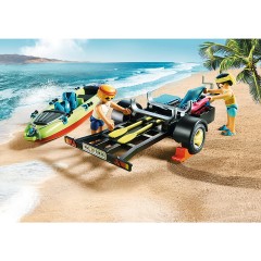 PLAYMOBIL PLAYMOBIL 70436 Strandauto mit Kanuanhanger PLAYMOBIL 70436 Beach Car с прицепом для каноэ