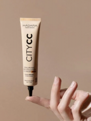 MADARA City CC Medium Beige, Гиалуроновый СС крем для ухода за кожей лица, 40 мл