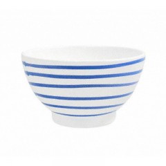 Gmundner Keramik Gmundner Keramik Blaugeflammt Muslischale gross d: 14 cm / h: 7,8 cm / 0,4 L Керамическая чаша для хлопьев Gmundner с синим пламенем, большая д: 14 см / высота: 7,8 см / 0,4 л