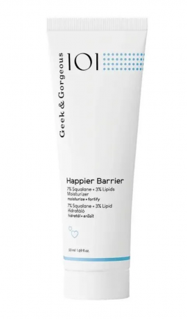Geek & Gorgeous Gesichtscreme Happier Barrier, Крем для лица увлажняющий, восстановление кожного барьера, с керамидами и скваланом, для всех типов кожи, 50 мл