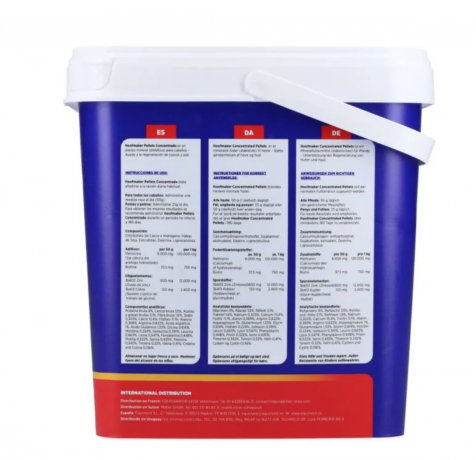 TRM Hoofmaker Concentrated Pellets 3kg, Добавка для копыт лошадей (Ирландия), гранулы, поддержка роста и прочности копыт, биотин, метионин, цинк, 3кг