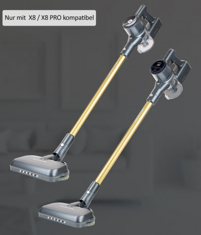 Genius Genius Akku-Bodenstaubsauger INVICTUS X8 Motorisierter Elektro-Wischmopp, Set 3-tlg., X8 Motorisierter Wischmopp (auch fur X8 Pro geeignet)  Беспроводной пылесос Genius с электроприводом INVICTUS X8, набор из 3 шт., швабра с электроприводом X8 (так