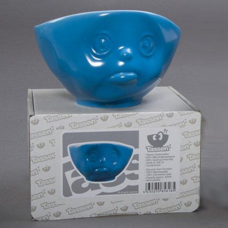 Fiftyeight Products TV Tassen Schale blau schmollend 0,5 L Чаша для ТВ синяя надутая 0,5 л