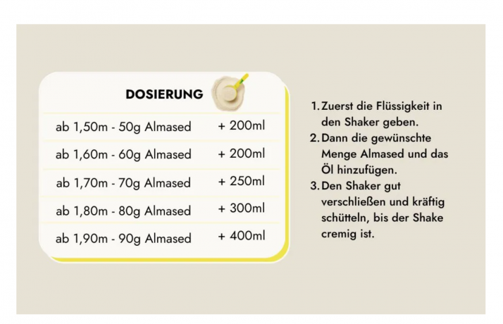 Almased Vitalkost Mandel-Vanille Pulver 500g x 6stk, Коктейль для похудения Almased Vitalkost Миндаль-Ваниль, протеиновый напиток для снижения веса, заменитель питания, белковая смесь