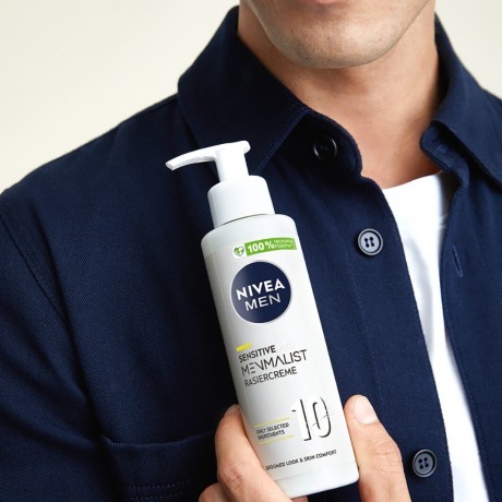 Nivea Sensitive Pro Menmalist Rasiercreme  Крем для бритья Sensitive Pro Menmalist
