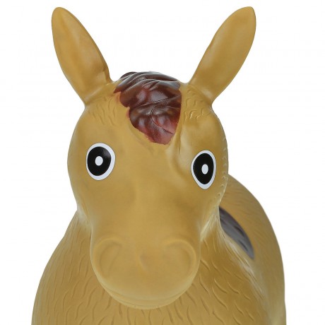 relaxdays Hupftier Pferd in Hellbraun Копытная лошадь светло-коричневого цвета