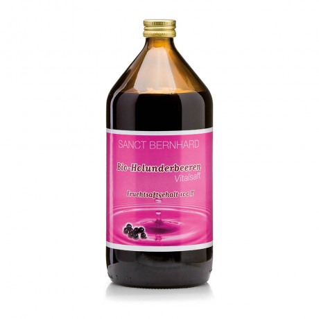 Krauterhaus Sanct Bernhardt Organic Elderberry juice 1 liter