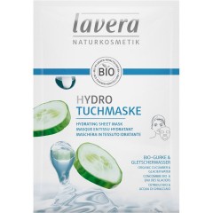 lavera Bio-Gurke & Gletscherwasser Hydro Tuchmaske Гидротканевая маска из органического огурца и ледниковой воды