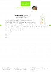 Kraueterhaus Sanct Bernhardt Tea Tree Oil Liquid Soap, 250 мл