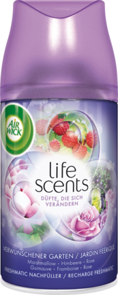 AirWick FreshMatic  Max Автоматика	 Аэрозоль	 Сменный блок для автоматического распылителя Verwunschener Garten, 250 мл