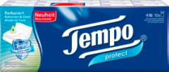 Tempo Носовой платок Protect 10x9St, 90 шт