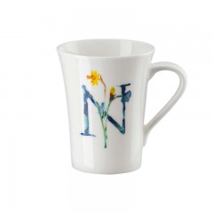 Hutschenreuther Hutschenreuther Flower Alphabet Becher mit Henkel N-Narcissus 0,40 L Кружка Hutschenreuther Flower Alphabet с ручкой N-Нарцисс 0,40 л