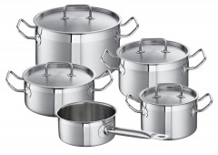 Schulte-Ufer Schulte-Ufer Topfset 7-tlg. PROFI LINE silber Набор горшков Schulte-Ufer из 7 предметов. ПРОФЕССИОНАЛЬНАЯ ЛИНИЯ