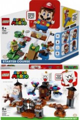 LEGO LEGO Super Mario Bundle: Starterset 71360 Abenteuer mit Mario Starterset + Erweiterungsset 71377 Konig Buu Huu und der Spukgarten (selten) Набор LEGO Super Mario: стартовый набор 71360 &laquo;Приключения с Марио&raquo;, стартовый набор + дополнительный набор 713
