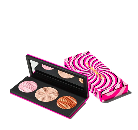 MAC Hypnotizing HolidayStep Bright Up Extra Dimension Skinfinish Palette, Light, МАК Лимитированная Палетка хайлайтеров, светлые оттенки