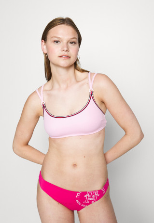 Tommy Hilfiger BRALETTE Bikini top iconic pink БРАЛЕТТ лиф бикини культовый розовый