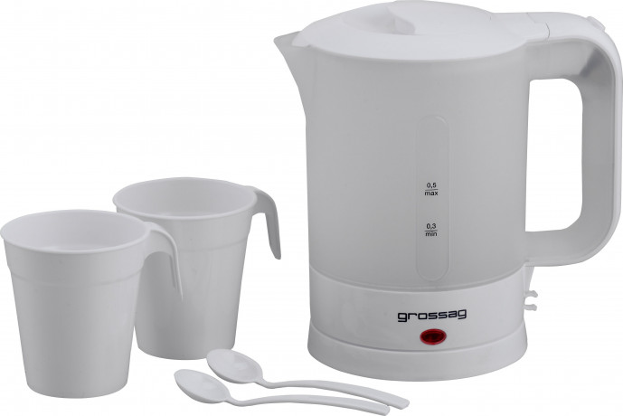 grossag grossag Wasserkocher WK 3.00, 0,5 l, 1100 W  Чайник Grossag WK 3.00, 0,5 л, 1100 Вт