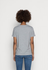Tommy Hilfiger Print T-shirt light grey футболка с принтом светло-серый