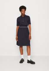 Tommy Hilfiger POLO DRESS Day dress desert sky ПЛАТЬЕ-ПОЛО Повседневное платье небо пустыни