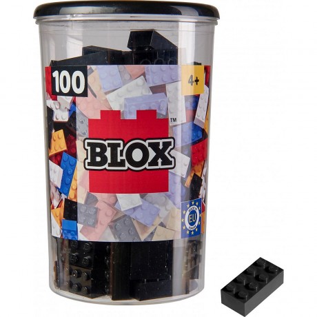 Blox Simba  100 schwarze 8er Steine in Dose Simba 100 черный 8 кирпичей в жестяной банке