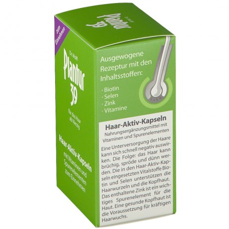 Plantur 39 Haar Aktiv Kapseln Активные капсулы для сильного роста и упругости волос в период менопаузы, 60 шт