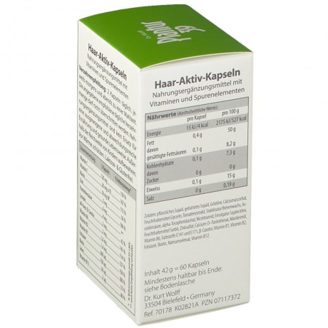 Plantur 39 Haar Aktiv Kapseln Активные капсулы для сильного роста и упругости волос в период менопаузы, 60 шт