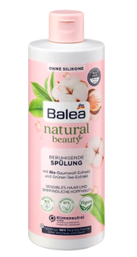 Balea Spülung Natural Beauty Bio-Baumwoll-Extrakt und Grüner-Tee-Extrakt 350 ml, Балеа Кондиционер для волос с органическим экстрактом хлопка и экстрактом зеленого чая, 350 мл