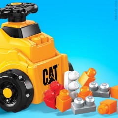 Mattel Mega Bloks CAT Build N Play Ride On Mega Bloks CAT Build N Play Ride On