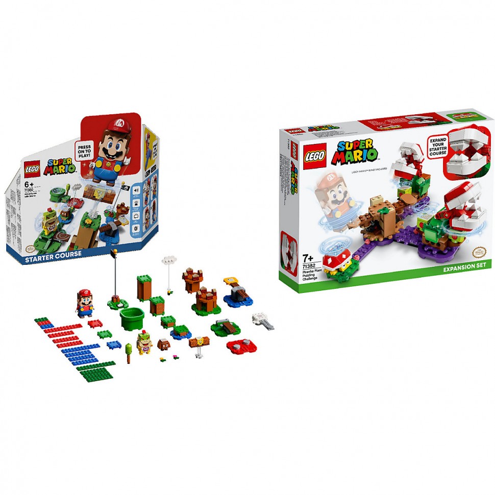 Купить LEGO Super Mario 2er Set: 71360 Abenteuer mit Mario Супер Марио  Набор из 2: 71360 Приключения с Марио в интернет-магазине Diskontshop.eu  Германия всего за 11 275 руб. в