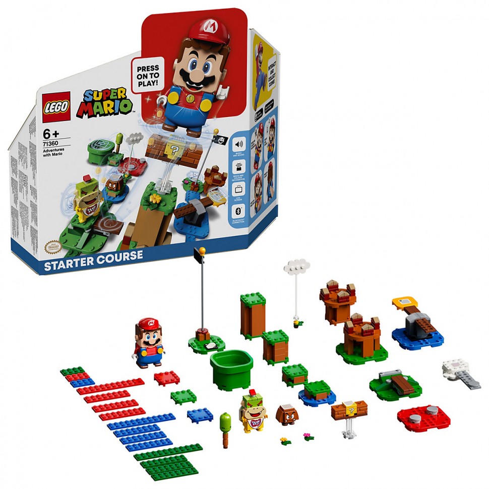 Купить LEGO Super Mario 2er Set: 71360 Abenteuer mit Mario Супер Марио  Набор из 2: 71360 Приключения с Марио в интернет-магазине Diskontshop.eu  Германия всего за 11 275 руб. в