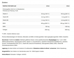 Zoe Nutrition Морской коллаген гидролизат (Швеция), c витаминами С, В5, В6, биотином и цинком, 500мл